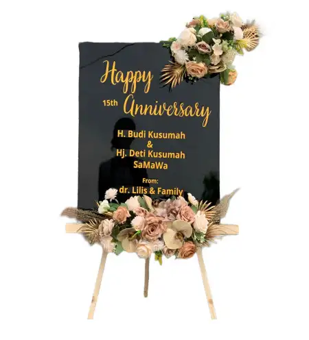 Papan Bunga Akrilik Kuntili